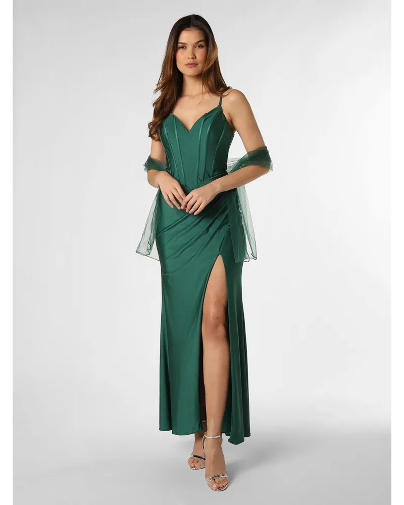 LUXUAR Abendkleid mit Stola Grün