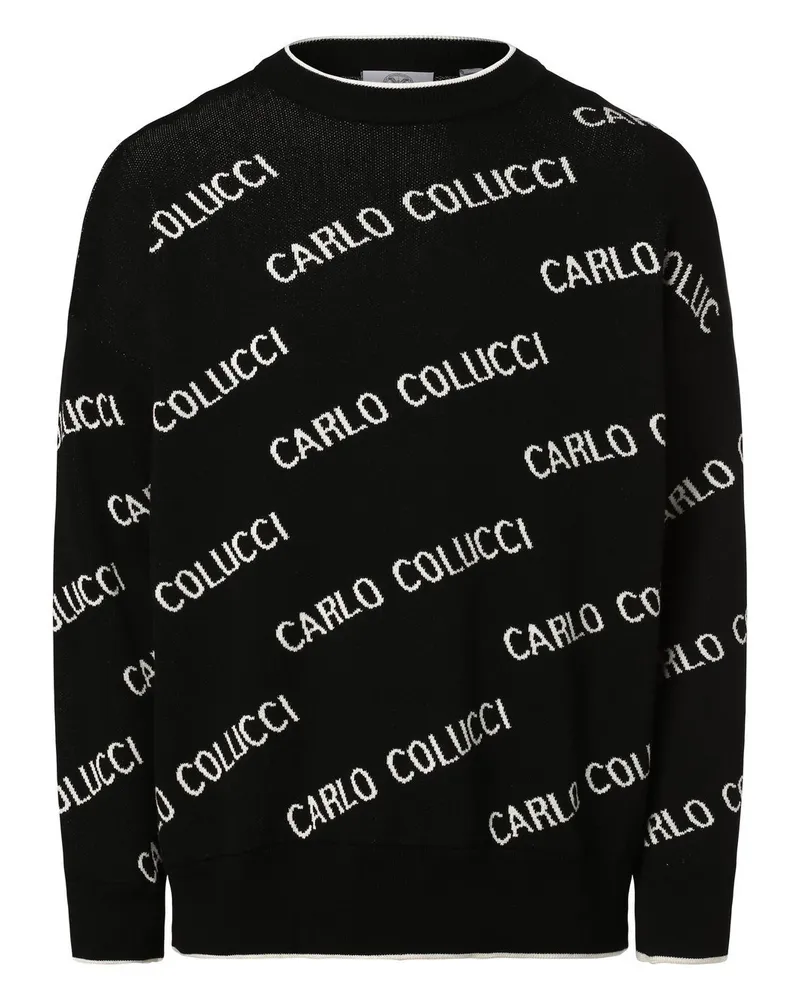 Carlo Colucci Pullover Schwarz