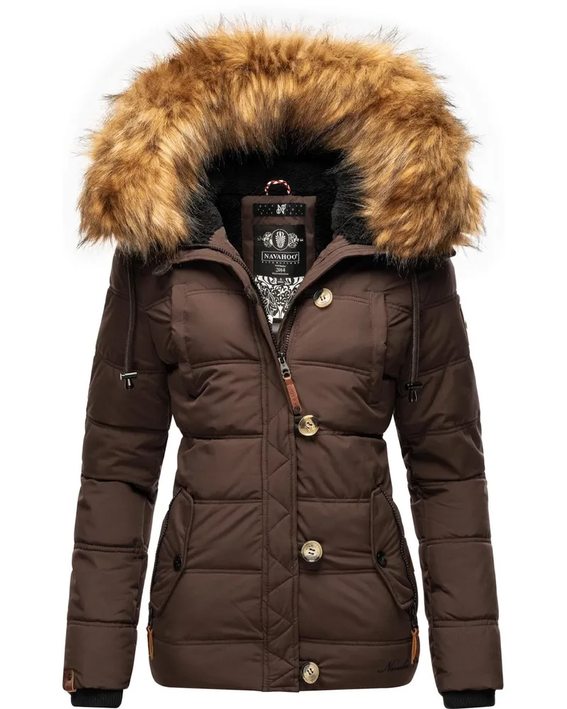 NAVAHOO Winterjacke Braun