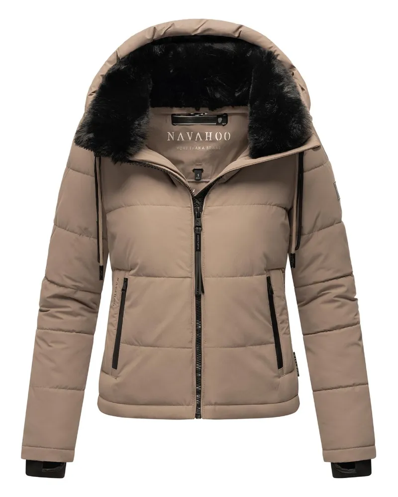 NAVAHOO Steppjacke Braun