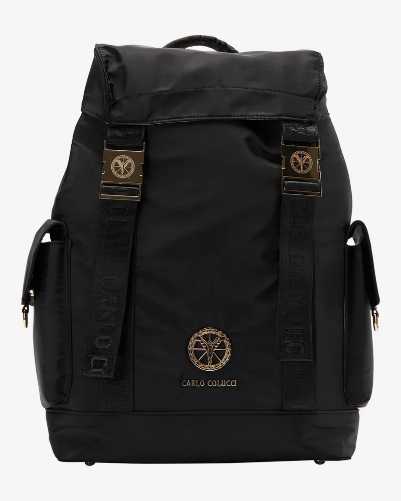 Carlo Colucci Tagesrucksack Schwarz