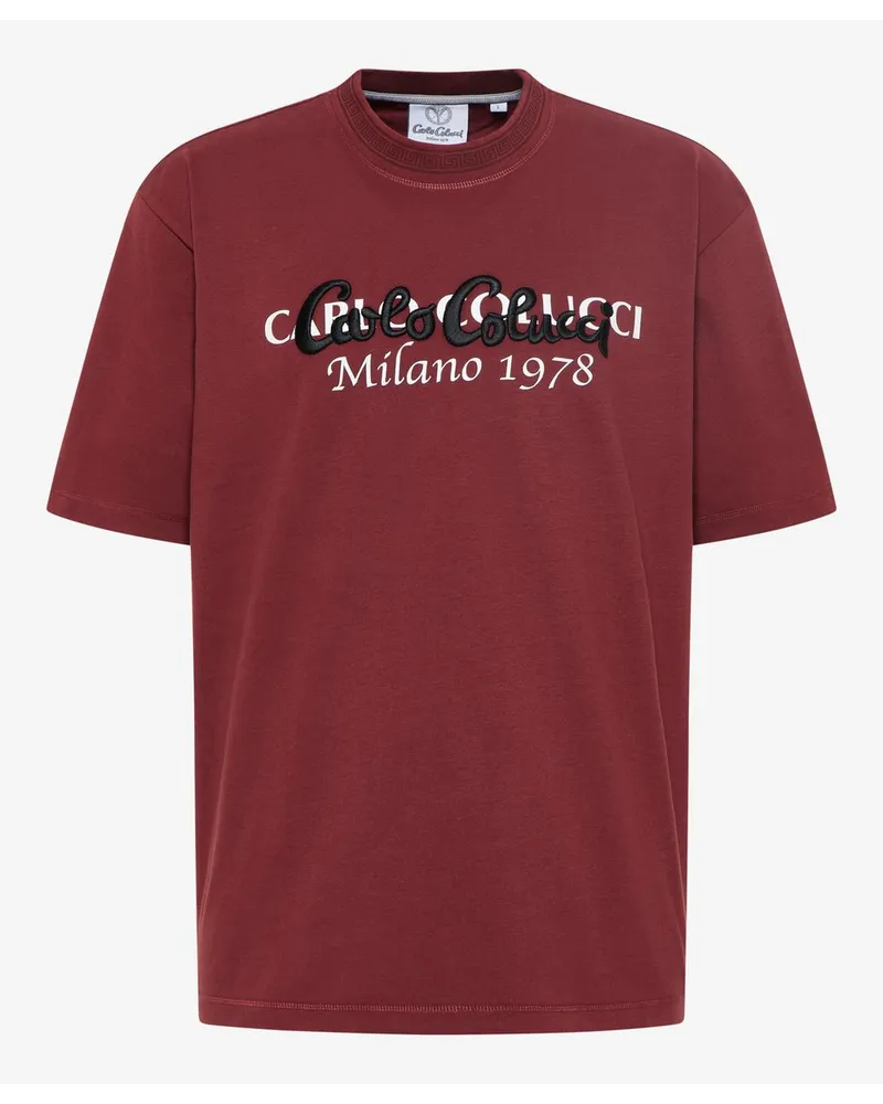 Carlo Colucci T-Shirt Rot