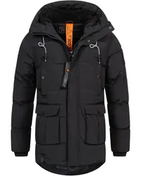 Indicode Parka Schwarz