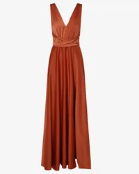 Marie Lund Abendkleid Orange