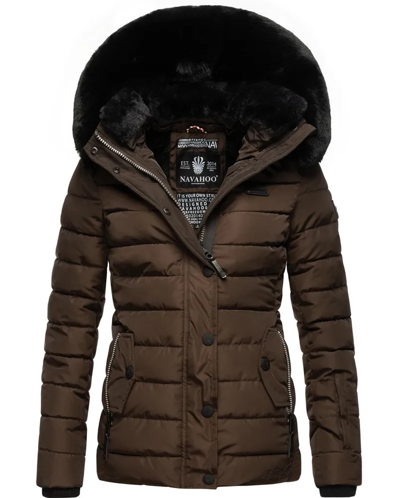 NAVAHOO Winterjacke Braun