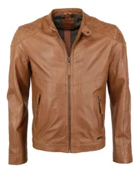 Mustang Lederjacke Braun