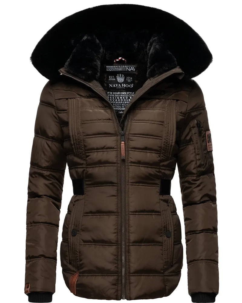 NAVAHOO Winterjacke Braun