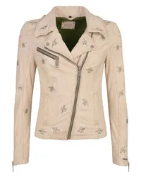 Maze Lederjacke Beige