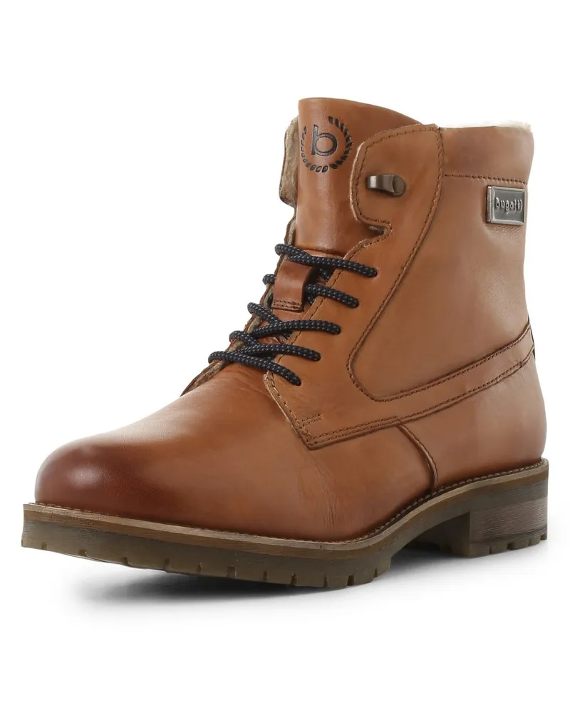 Bugatti Boots aus Leder Braun