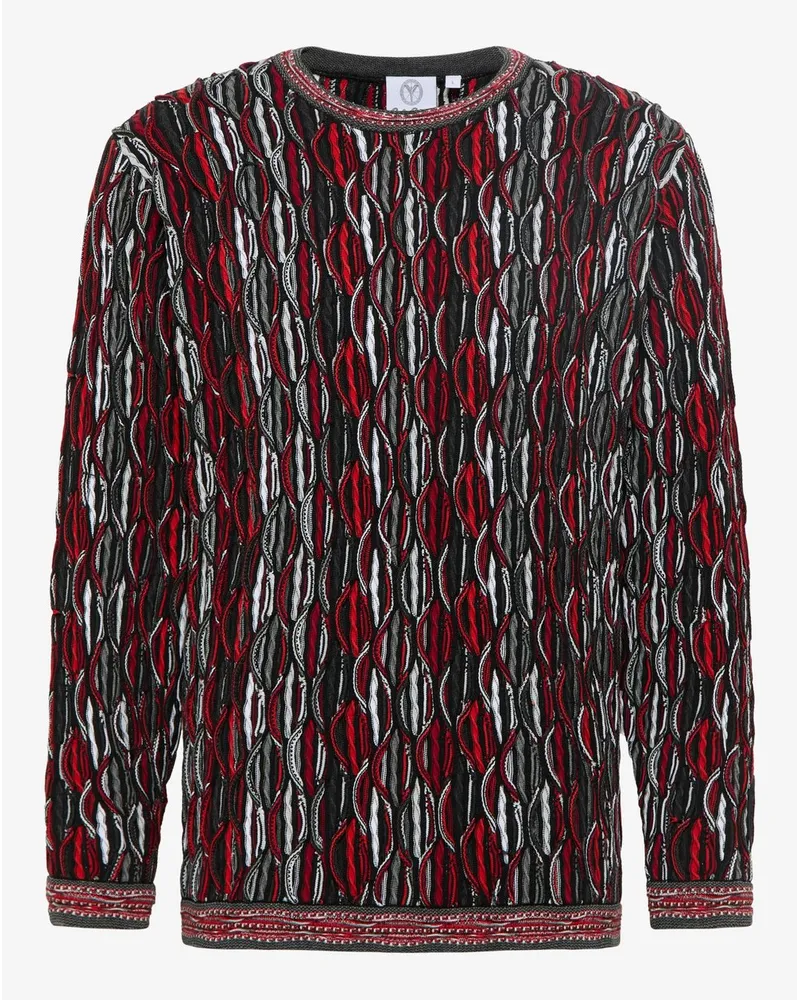 Carlo Colucci Strickpullover Mehrfarbig