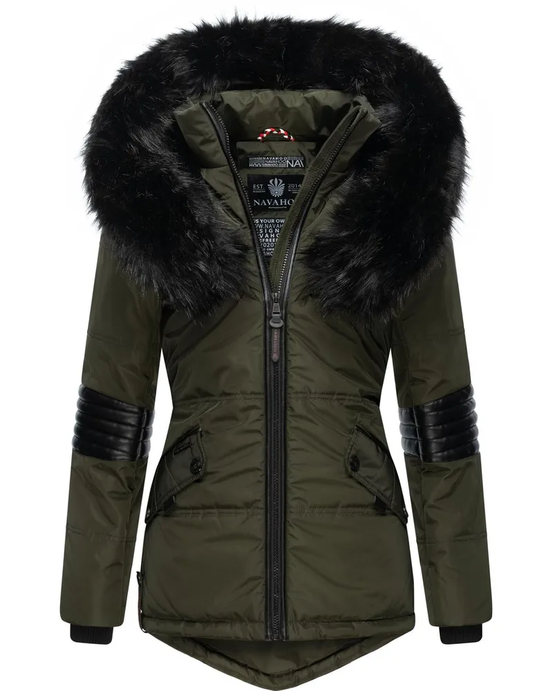 NAVAHOO Winterjacke Grün