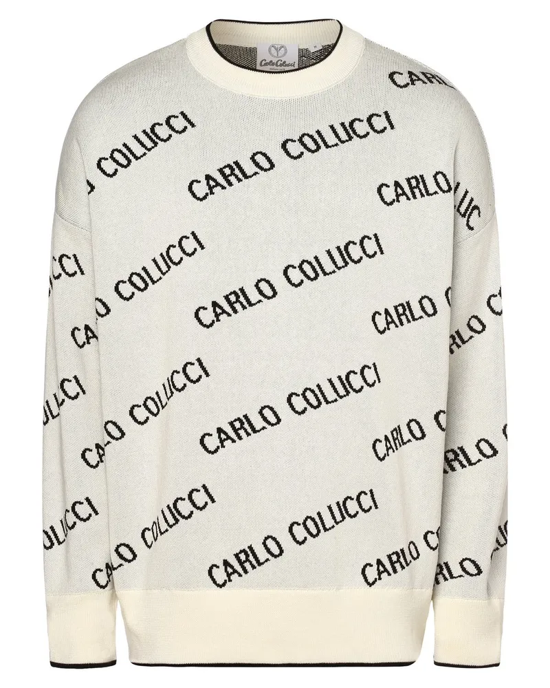 Carlo Colucci Pullover Weiß