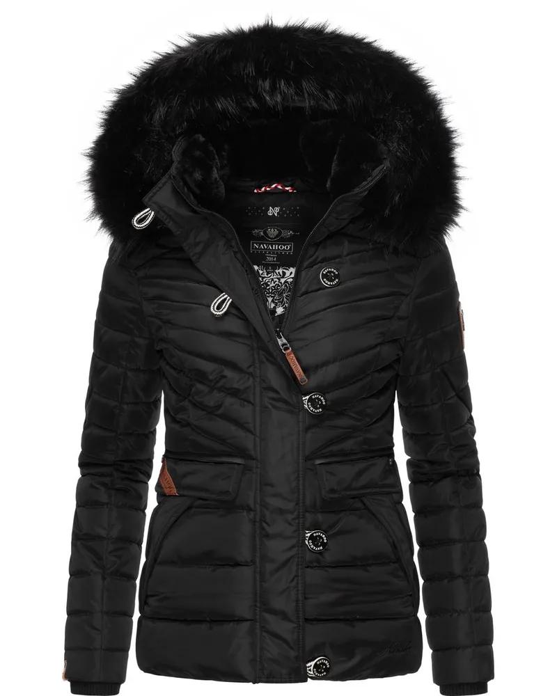 NAVAHOO Winterjacke Schwarz