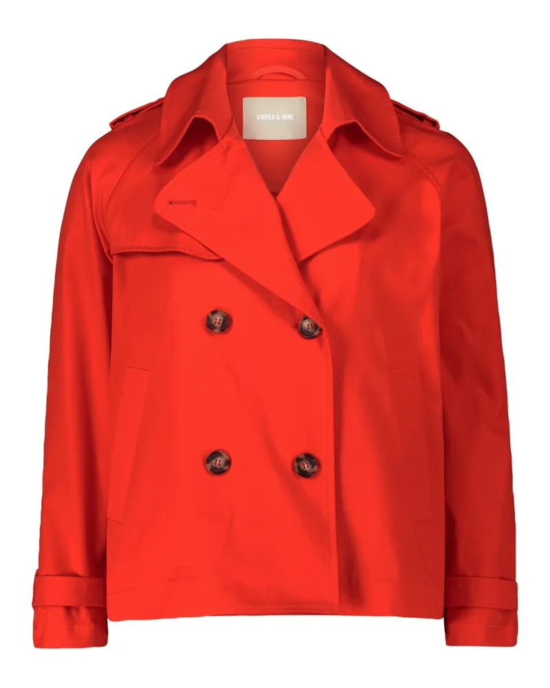 AMBER & JUNE Sommerjacke Rot