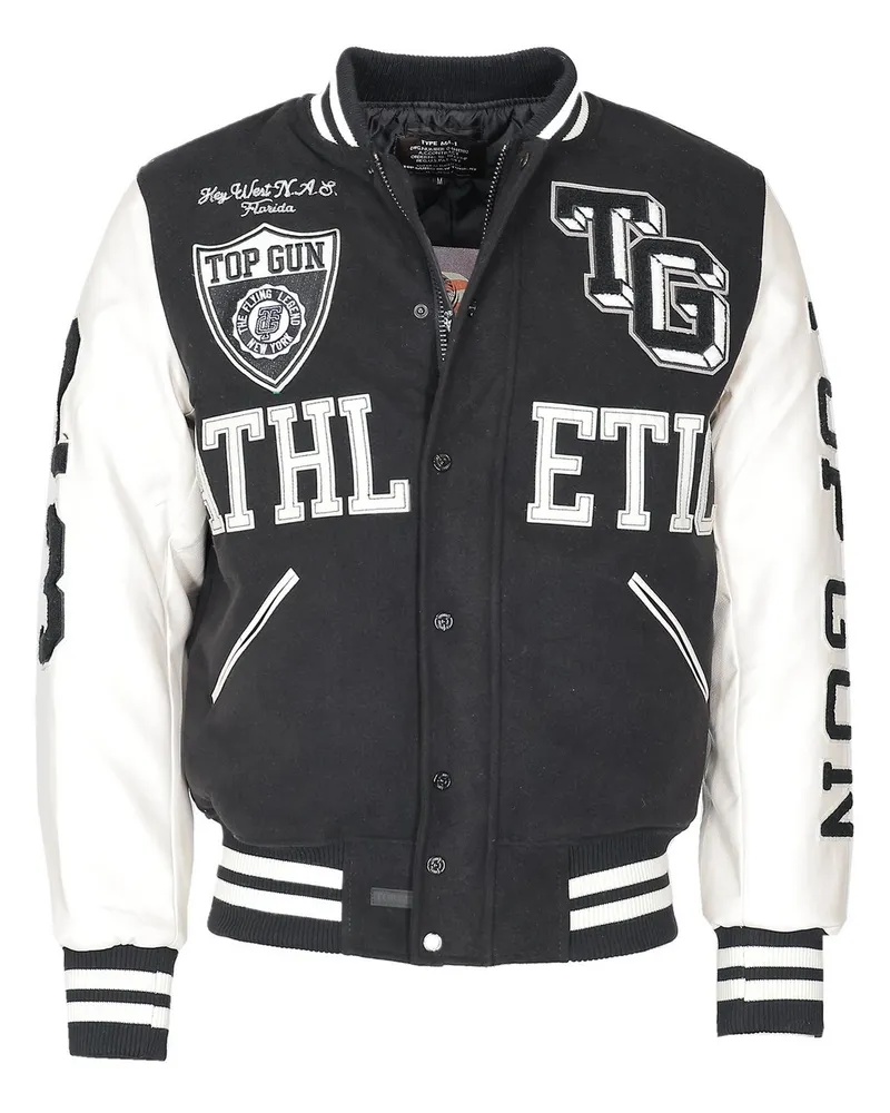 Topgun College Jacke Schwarz