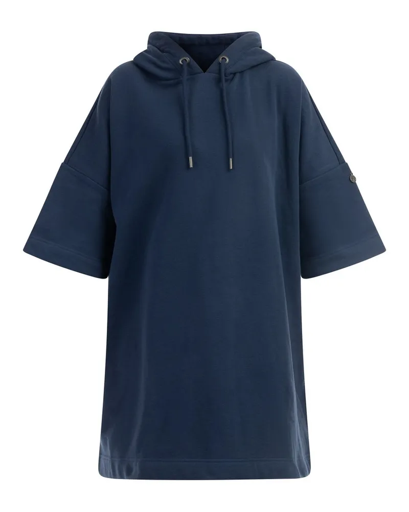 DreiMaster Oversize Sweatshirtkleid Blau