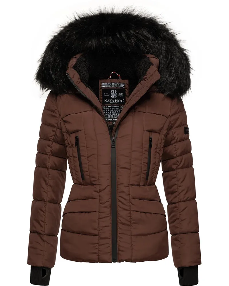 NAVAHOO Winterjacke Braun