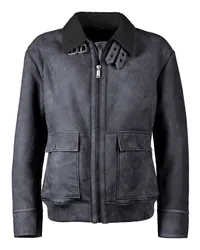 Mustang Lederjacke 31022235 Grau