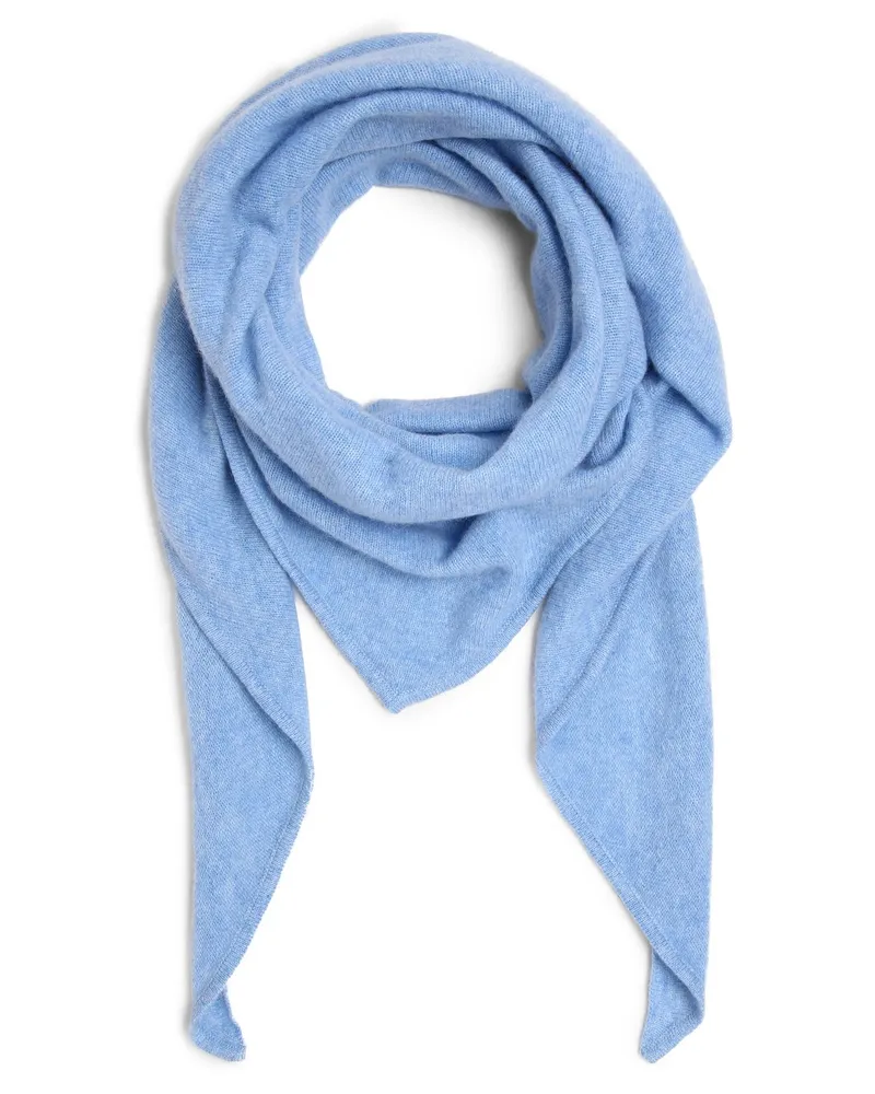 Marie Lund Pure Cashmere Schal Blau