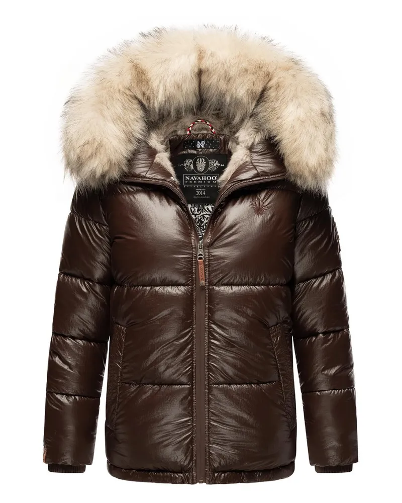 NAVAHOO Winterjacke Braun