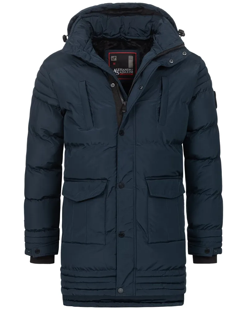 Alessandro Salvarini Winterjacke Blau