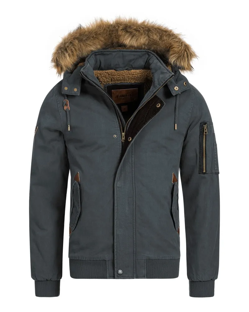 Indicode Winterjacke Grau