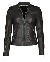 Mustang Lederjacke Schwarz