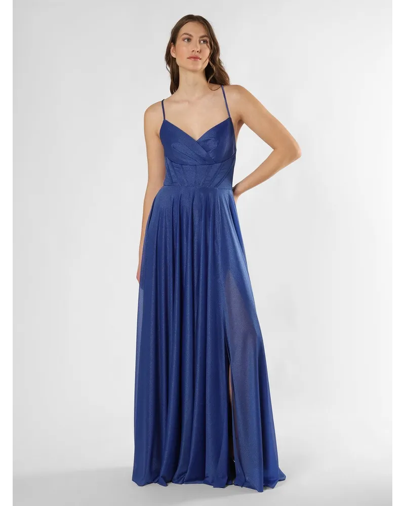 Marie Lund Abendkleid Blau