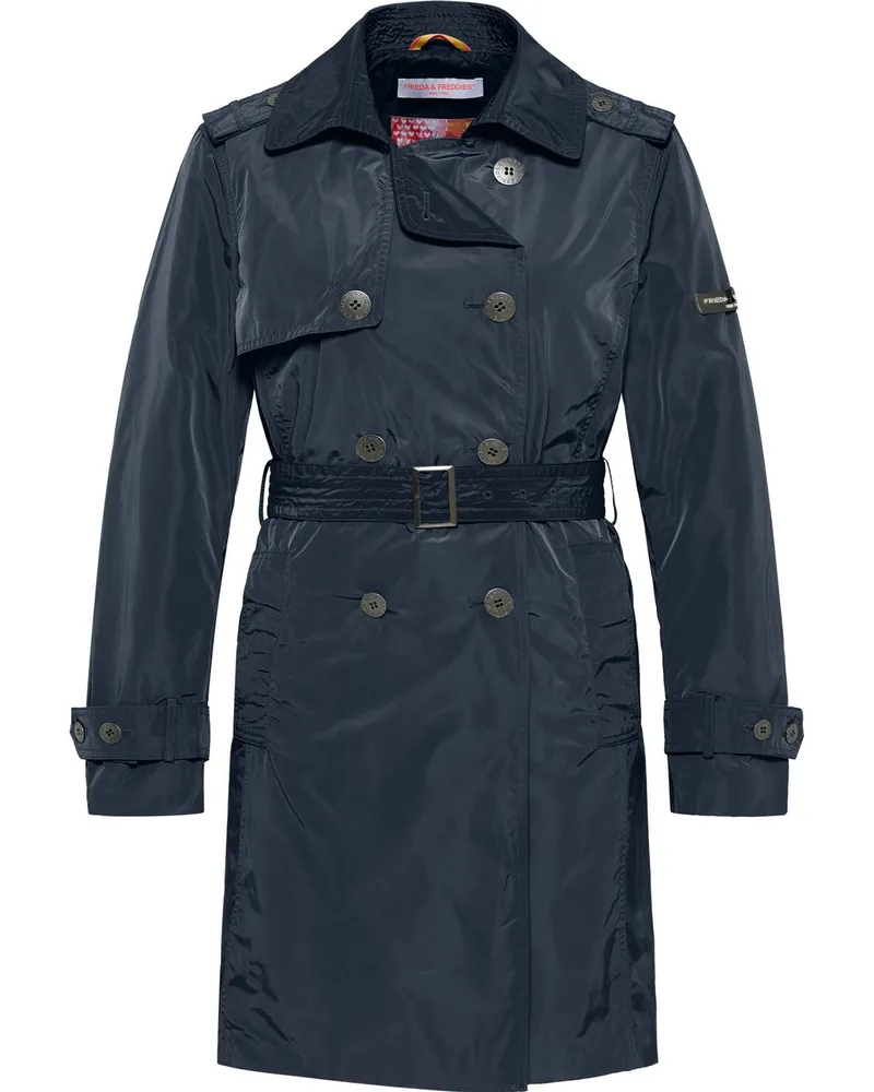 Frieda & Freddies Trenchcoat Blau