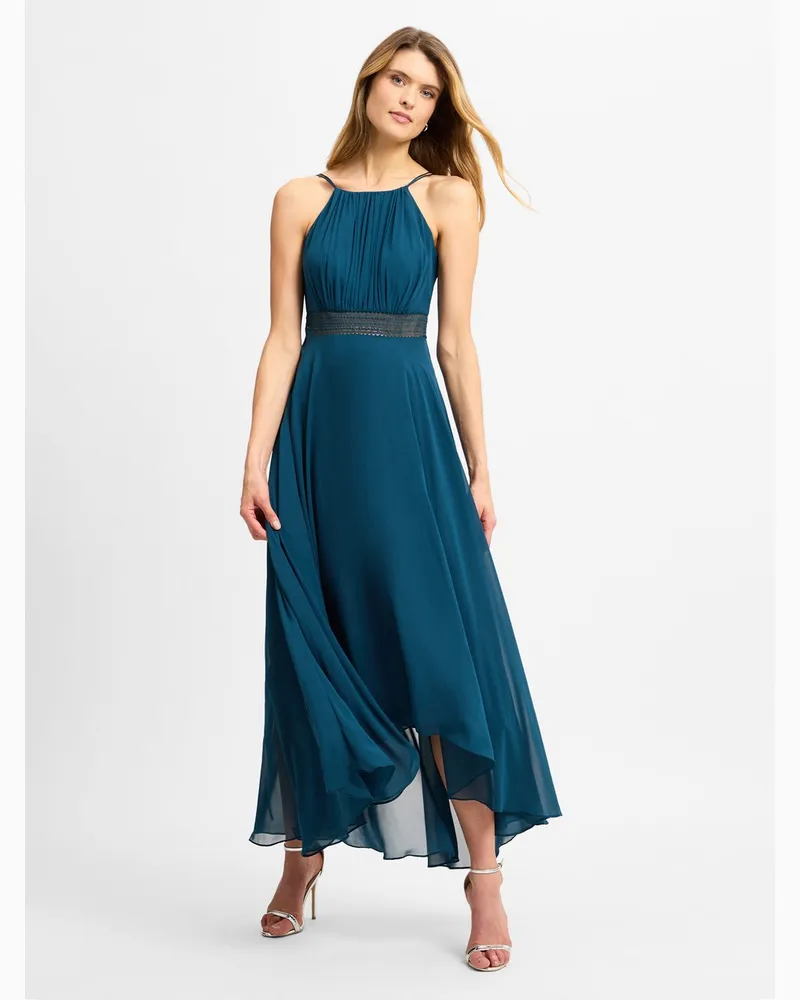 Marie Lund Abendkleid Blau