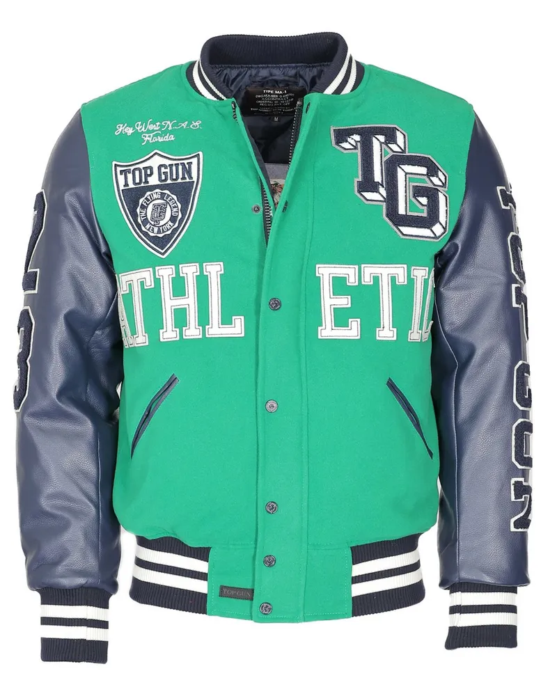 Topgun College Jacke Grün