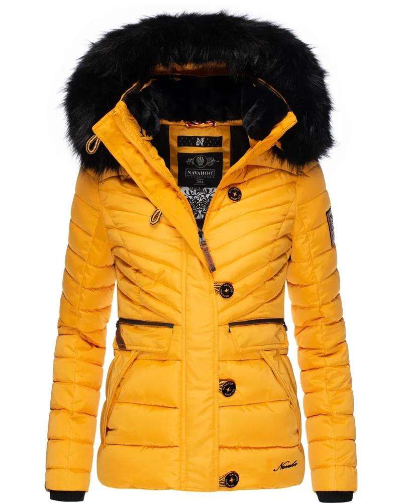 NAVAHOO Winterjacke Gelb