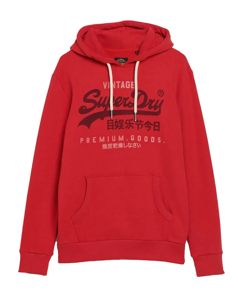 Superdry. Sweatshirt Rot