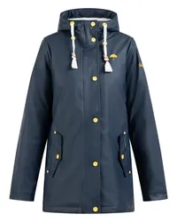 Schmuddelwedda Regenjacke mit Webpelzfutter Blau