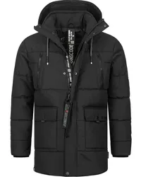 Indicode Winterjacke Schwarz