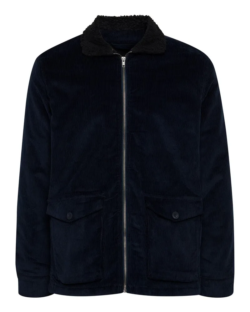 !Solid Cordjacke Blau