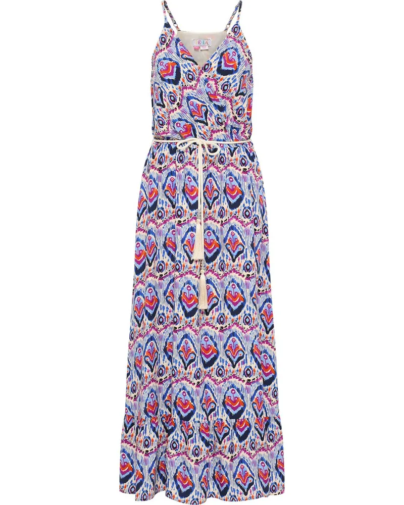 IZIA Maxikleid mit Allover-Print Mehrfarbig