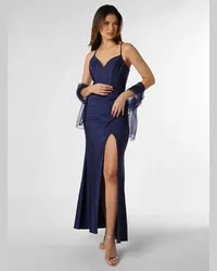 LUXUAR Abendkleid mit Stola Blau