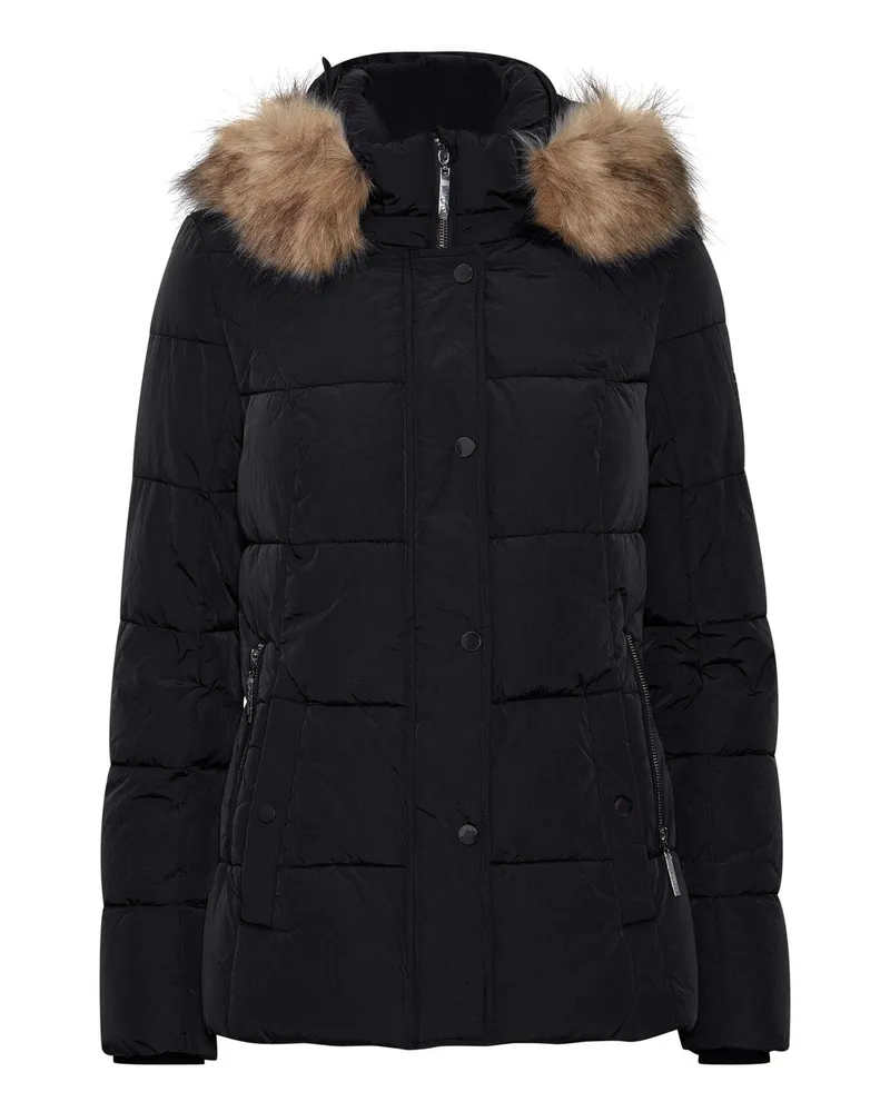 Fransa Winterjacke Schwarz