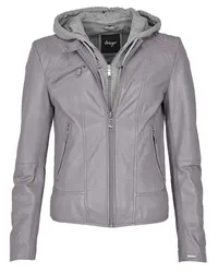 Maze Lederjacke Grau