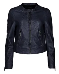 Maze Lederjacke Blau