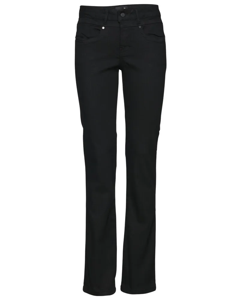 Fransa Straight-Jeans Schwarz