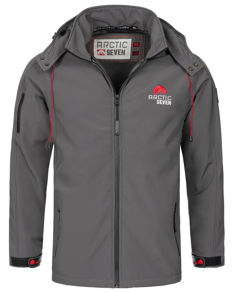 Arctic Seven Softshelljacke Grau