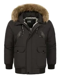 Indicode Winterjacke Schwarz