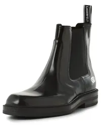 Karl Lagerfeld Boots aus Leder Schwarz