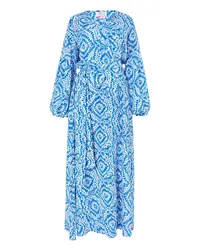 IZIA Maxikleid mit Print Blau