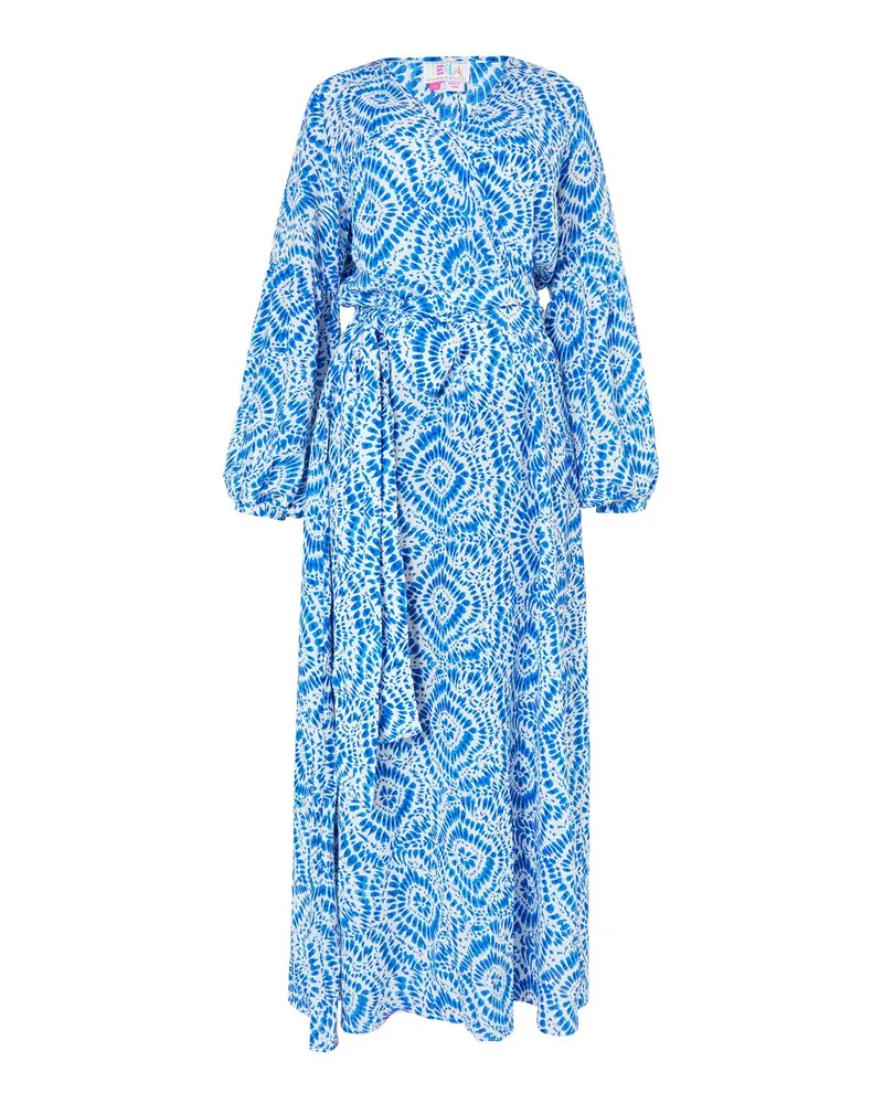 IZIA Maxikleid mit Print Blau