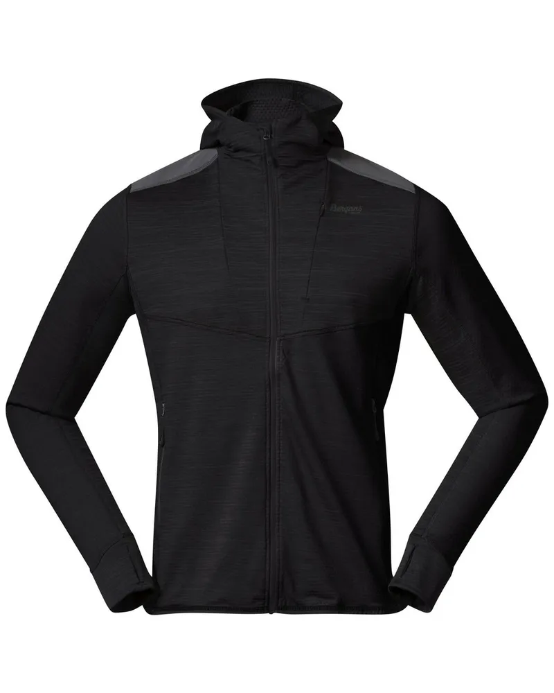 Bergans Fleece-Jacke Schwarz