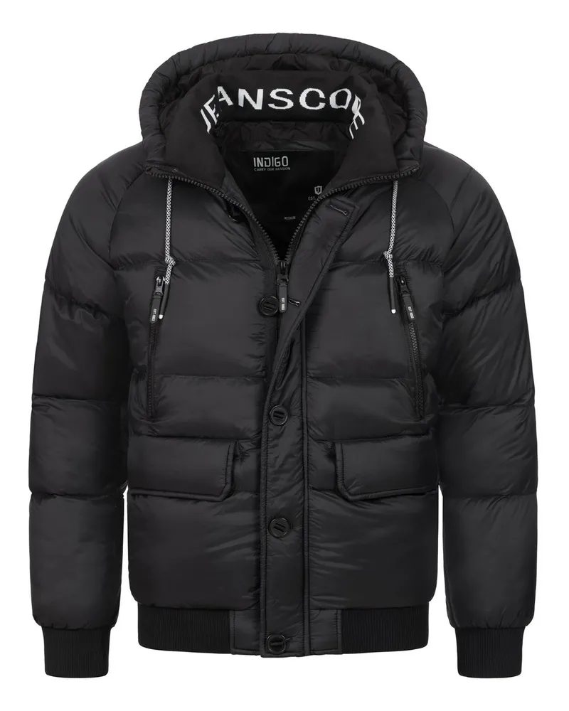 Indicode Winterjacke Schwarz