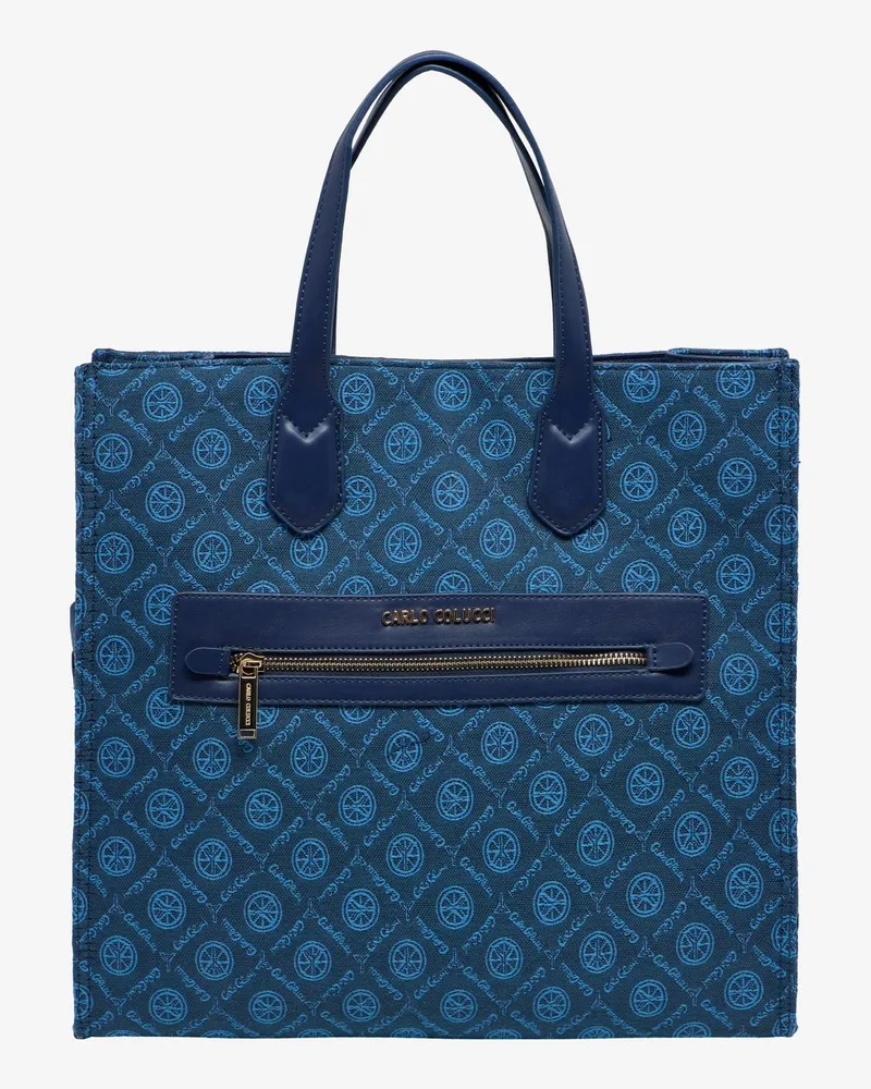 Carlo Colucci Shopper Blau